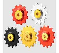 High Performance Bicycle Derailleur Pulley Set with Ceramic Bearings for 8 12 Speed 11T/12T/13T/14T (12T Black)