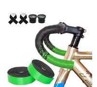 High Performance Bicycle Handlebar Tape Antislip EVA PU Gradient Wrap for Enhanced Riding (green)