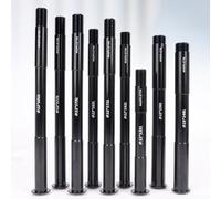 High Performance Bike Thru Axle Skewers, Fits Multiple Sizes from 12x121mm to 15x158mm, Aluminum Construction (12x165mm)