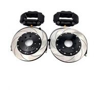 High Performance Brake Oil Pipe Modified 4 Piston Calipers 300x24 Rotor with Aluminum Center Cap Brake Pad Compatible for Odyssey(RIM 16 E46)