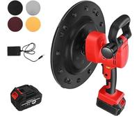 High Performance Cement Wall Smoothing Machine | Handheld Wiper Masons Plastering,Brushless Trowel Kit | 6-Speed | 40-300r/min- Perfect for Concrete Floors & Vertical Wall Finishing ,1batteries
