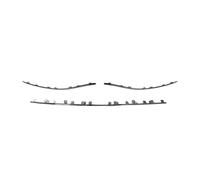 High-Performance Chrome Front Lower Bumper Molding Trim Compatible for Benz C Class W206 C200/C300 2020 - OEM-Style Stainless Steel Trim Kit(Chrome silver(a set))