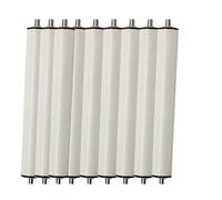 High-Performance Conveyor Rollers, Non-Powered PVC Rolls, Lightweight Spring-Loaded for Efficient Material Handling, Sizes 4-40 Inch, 50mm/2" Diameter, 1000mm/39.4" Length