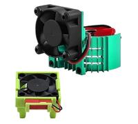 High Performance Cooling Fan & Heat Sink For TRA-XXAS VXL-3S #3340, Upgrade Parts RC Car For Sl-ash For Sta-mpede 2WD 540 Motor D362(grn)