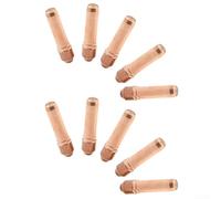 High Performance Copper Contact Tips For Bernard For Centerfire Mig Welders With Threadless Drop In Style And Anti Vibration Locking Mechanism To For Ensure Stable And Long For Service Life In(T-052)