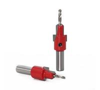 High Performance Countersink Router Bits, 3mm and 4mm Sizes in Alloy Material for Woodworking Projects and Screw Fixing (2pcs Set )