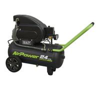 Direct Drive Air Compressor - 24L Capacity Tank - 2hp Induction Motor - 230V