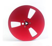 High Performance Empty Tape Reel Designed for TEAC and For Studer, Made from Sturdy Aluminum Alloy Material (red)