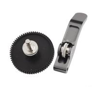 High Performance Extruder Gear for Bambu Lab A1 For Mini For 3D Printer Compatible with ABS PP and PC Filaments for Consistent Feed Without (Nickel-plated)
