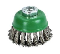 High-Performance Faithfull Wire Cup Brush 65mm For Angle Grinders