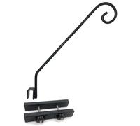 High Performance Fence Deck Hook Rails Metal Balcony Railing Hook Deck Country Clothes Hanger for Hanging Plants Bird Feeder Outdoor Balcony Decorative