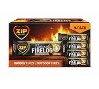 High Performance Firelogs 700g - Full Case Box of 9 | Long Burning Fire Logs for Open Fires, Fire Pits & Wood Burners | Burns Up to 90 Minutes Each | Non-Smokeless Fuel