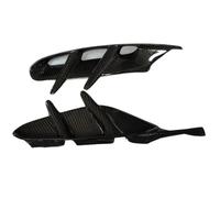 High-Performance Forged Carbon Fiber Front Splitter & Side Wind Knife Compatible for Porsche Taycan/Turbo S 2019-2023 - Adjustable EV Racetrack Aerodynamic Upgrade, Gloss Finish(Forging Carbon Fiber)