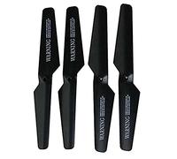 High-Performance Helicopter Accessories for X5C X5SC X5SW Models 4PCS Propellers Drone Replacement Parts Efficient Flight Enhancements (Black, One Size)
