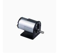 High-performance High Torque Micro Gear Reducer Motor DC 6V 12V 24V 7RPM~960RPM Metal Speed Adjustable Forward Reverse Set DIY accessories(With fixed seat,6V_320RPM)