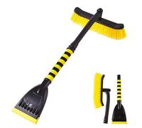 High Performance Ice Scraper for Winter Windscreen Removal with Ergonomic Extended Reach for Vehicle Cleaning Windscreen De-icing (A, One Size)