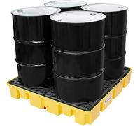 High-Performance Leak-Proof Spill Containment Tray - Durable Plastic Oil & Chemical Spill Solution, Ideal for Industrial Use, 49x36x10 cm, Essential for Environmental Protection