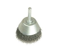 High-Performance Lessmann Cup Brush With 6mm Shank For Rust And Paint Removal