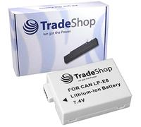 High performance Li-Ion Camera Battery for Canon EOS 650D 600D 550D / 550-D / 600 D 550 600 D 650 D-Replaces Canon LP-E8 LPE8 LP-E-8 LPE - 8