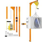 High-Performance Lifting Device with Hand Crank & Pulley System - Effortless Outdoor Installation Adjustable User-Friendly Ideal for Professionals