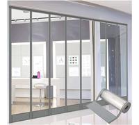High Performance Magnetic PVC Door Curtain Set - Transparent Insulated Draft Stopper Windproof Thermal Divider Curtain 50×230cm / 19.69×90.55in
