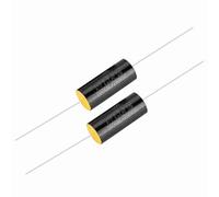 High Performance Metal Film Capacitors Frequency Divider Audio Speaker Capacitor Pure Copper Pins for Car Tweeter Loudspeaker Frequency Divider 2PCS Set (2.2uF)