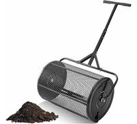 High-Performance Metal Mesh Garden Spreader Heavy-Duty Compost Spreader for Lawn & Garden Rollers for Even Distribution Perfect for Fertilizer & Seed.