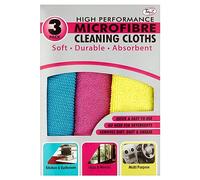 High Performance Microfibre Cleaning Cloths Pack of 3