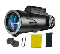 High Performance Monocular for Adults - Portable Handheld Telescope | Compact and Lightweight 80x Magnification for Bird Watching, Stargazing and Outdoor Astronomy