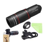 High Performance Monocular Scope - 5.0 x 1.5 x 1.5 Inch Lightweight Alloy Optical Viewer, Portable Monotube Telescope Phone Adapter, Nature Exploration, Scenic Observation, Adventure,