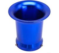 High Performance Motorcycle Air Filter Cup Bell Mouth For Pwk30 Pe28 Carburetor Systems Made From Cnc Aluminum Alloy 55mm X 75mm Size Comes In Black Red Gold Silver For Optimal Air Intake Flow(Blue)