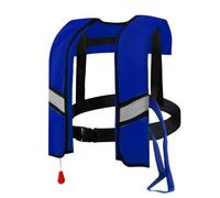 High Performance Nylon Composite Material Automatic Inflatable Life Jacket with Pneumatic Expansion for Water Emergencies - Robust Compact Ready to Use in Emergency at Sea Flow or (E, 50 x 30 x 30 cm)
