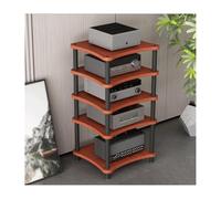 High-Performance o Rack, Wooden HiFi Amplifier Stand, Modern AV Ma Shelf, Corner Sto Unit, DVD Display Cabinet for Home Theater and Entertainment Systems