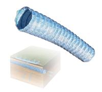 High Performance Permeable Tube 12M Soft Corrugated Drain Pipe Groundwater Management High Water Permeability for Soil Moisture Regulation (DIA 80MM)