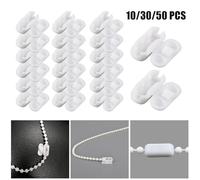 High Performance Pull Cord Connector Clips for Roller and Vertical Blinds Works Seamlessly with Standard Size 10 Chains (30pcs)