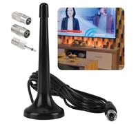 High Performance Radio Antenna for Clear DAB and FM Reception, Magnetic Base and 3 m Extension Cable, Ideal for Home Stereo Receivers and AV Audio Systems