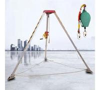 High-Performance Rescue Tripod with Winch - Industrial Safety Equipment for Confined Space Work Portable & Durable Fall Protection Gear for Emergency Rescue Operations
