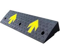 High-Performance Rubber Kerb Ramp 1.6'-3.9' for Driveways, Wheelchairs, Pavements & Loading Bays - 10cm (3.9") Height for Easy Access & Safety