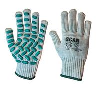 High-Performance Scan Vibration Resistant Latex Foam Gloves - Size 8
