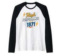 High Performance Since 1971 - Full of power Vintage 1971 Raglan Baseball Tee