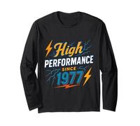 High Performance Since 1977 - Full of power Vintage 1977 Long Sleeve T-Shirt