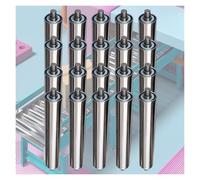 High-Performance Stainless Steel Conveyor Rollers 2-inch Diameter 20-PackDIY Material Handling Support Rollers Replacement Equipment (2" Diameter/50mm 35.4" Length/900mm)