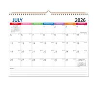 High Performance Structural Time Registration Station - Precision Layout Double Wire Bound Grid Frame, Year Horizon Projection Core | Premium Grade Physical Planning Scheduling Apparatus Device C