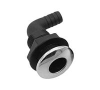 High-Performance Thru-Hull Bilge Pump Hose Fitting Straight/Bended Bilge Pump Drain Vent Hose Easy Installation Durable Boat Thru Hull Fitting Stainless Steel Marine Boat Thru Hull Fitting Aerator