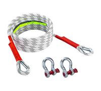 High Performance Towing Strap - Trailer Rope Large Stretch Tow Strap - Professional Recovery Ropes for Sand Swamp Buried Tyres Battery Depletion Accidents
