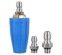 High Performance Turbo Nozzle 4000PSI with Quick Connectors for Efficient For Car and Outdoor Pressure Washing
