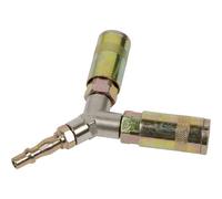 Twin Coupling Bodies Y-Adaptor - 100 psi Free Airflow Rate - Airflow Splitter