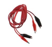 High Performance Two Clamp Power Cord featuring Silicone For Alligator Clips for Safe Test Measurements