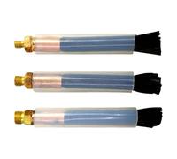 High-performance welding brush set with brass heads, cleaning kit for thorough cleaning of the temperature of welding beads