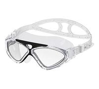 High-Performance Wide View Swimming Goggles with Anti-Fog and UV Protection, Leakproof Design, and Protective Case (One Size,A-black)